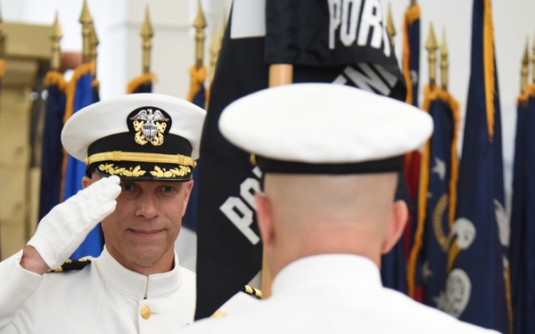 New Commodore Takes Reins for FIRST Naval Construction Regiment