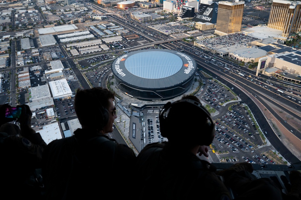 Las Vegas Raiders flyover