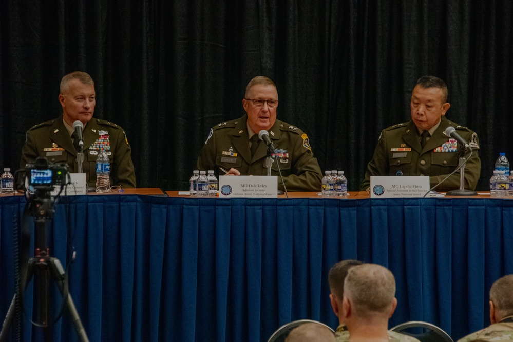 Maj. Gen. Dale Lyles speaks about modernizing and broadening pathways to service at Association of the United States Army conference