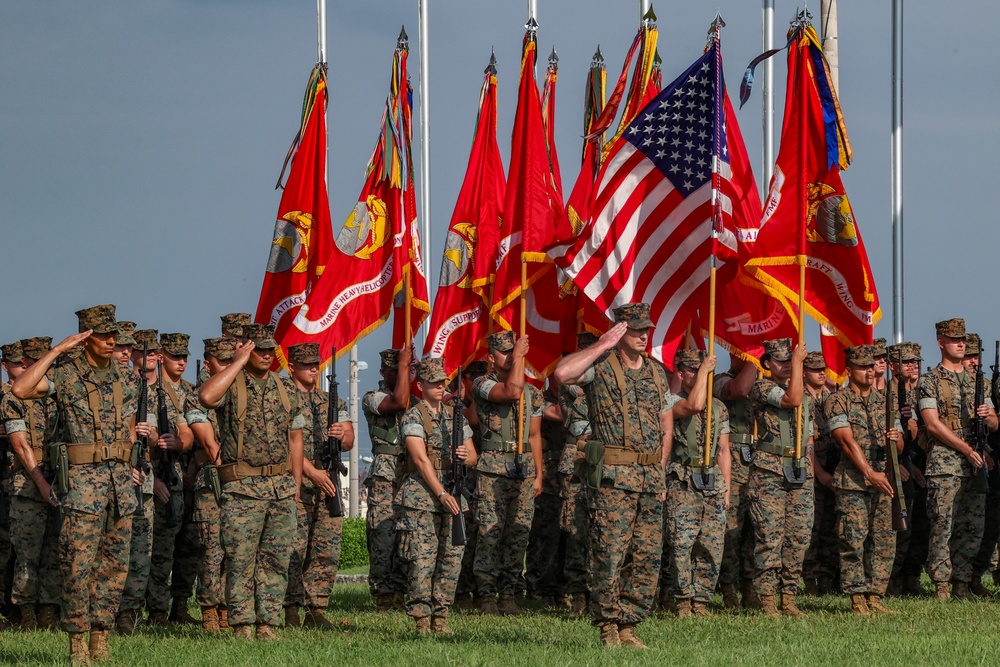 1st MAW CMC change of charge ceremony