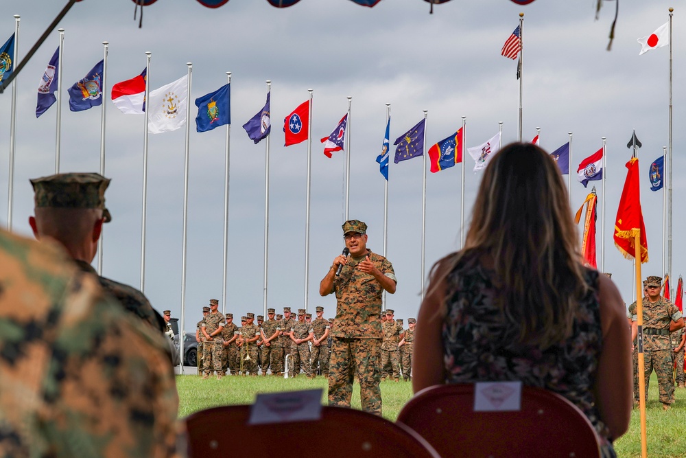 1st MAW CMC change of charge ceremony