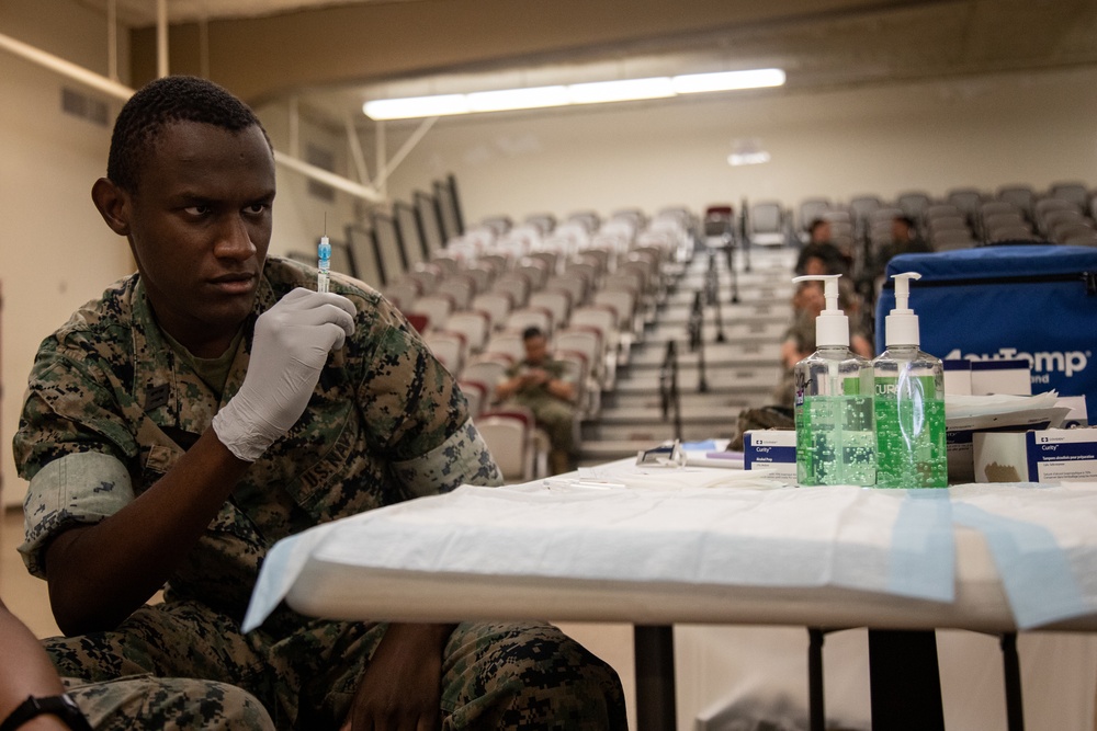 Combating the Flu: U.S. Navy Corpsmen Conduct SHOTEX, Increase Medical Readiness