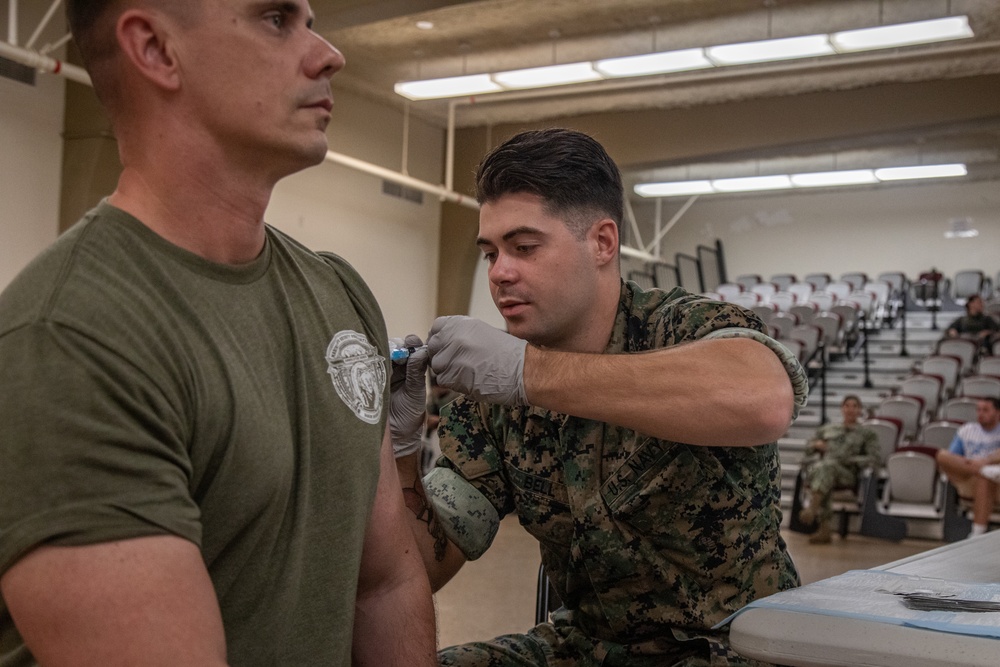 Combating the Flu: U.S. Navy Corpsmen Conduct SHOTEX, Increase Medical Readiness