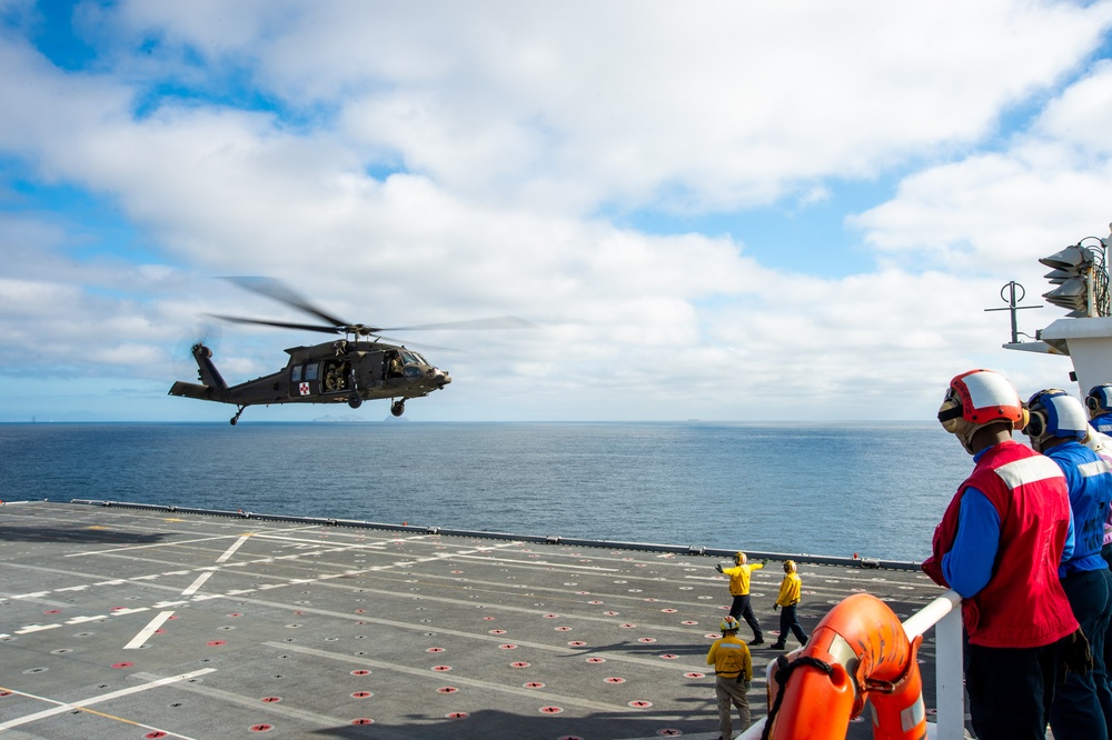 USNS Mercy Flight Operations