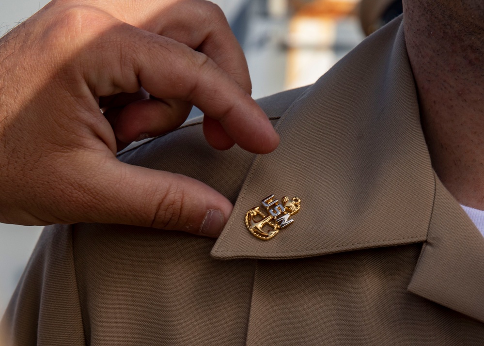 USS John Finn Conducts Chief Pinning Ceremony