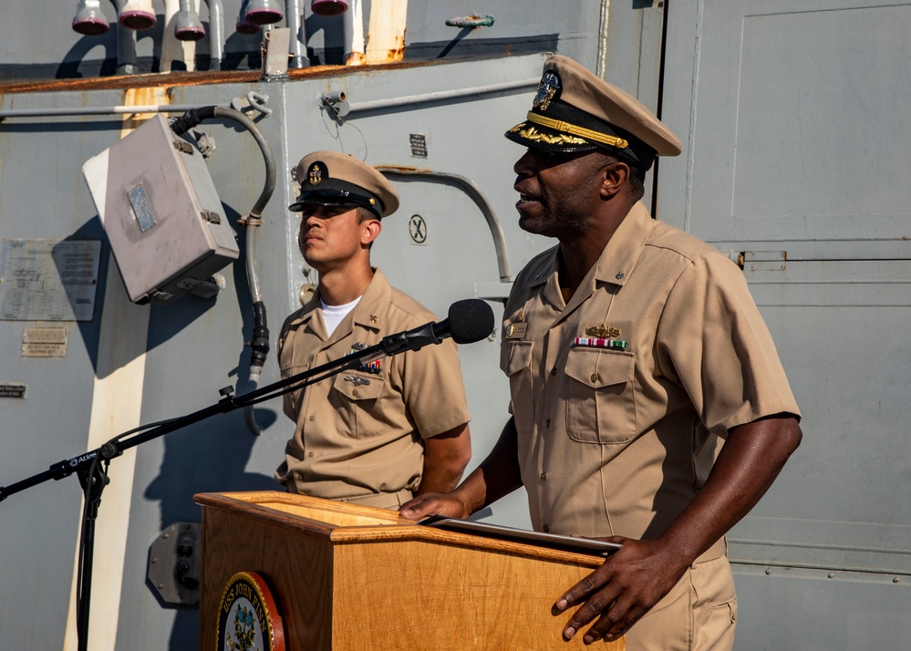 USS John Finn Conducts Chief Pinning Ceremony