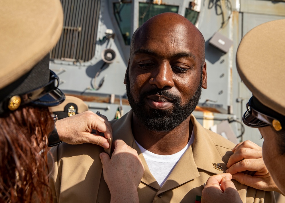 USS John Finn Conducts Chief Pinning Ceremony