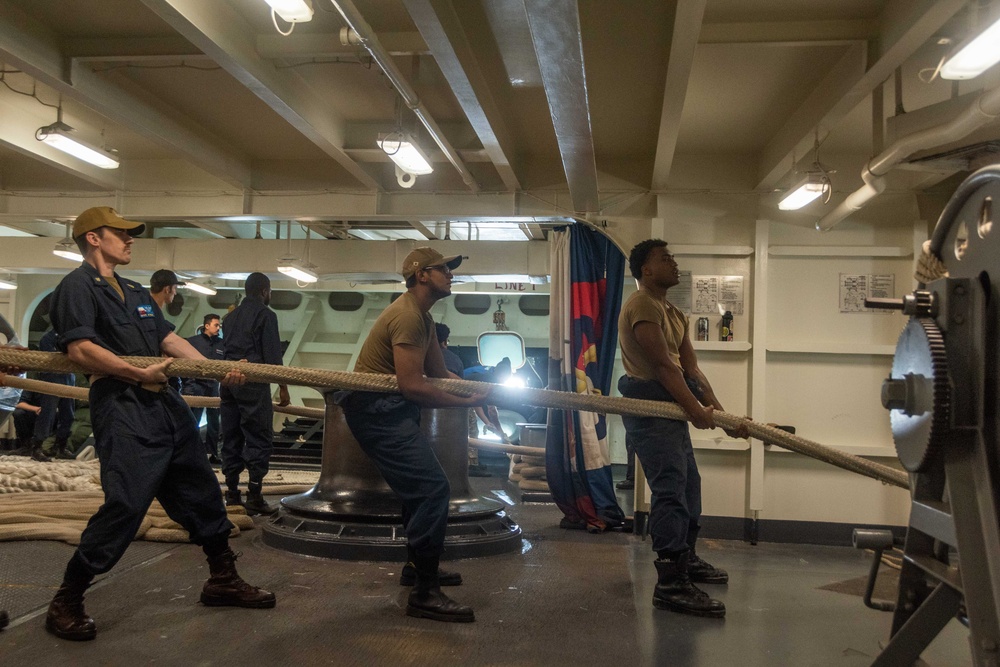 USS Ronald Reagan (CVN 76) arrives in Busan, Republic of Korea for scheduled port visit