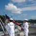 USS Ronald Reagan (CVN 76) arrives in Busan, Republic of Korea for scheduled port visit