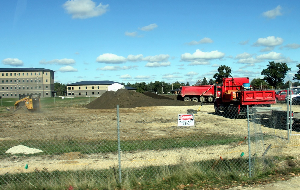 Infrastructure, excavation work underway for construction of third $28.08 million, four-story, 60,000-square-foot barracks at Fort McCoy