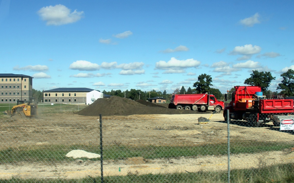 Infrastructure, excavation work underway for construction of third $28.08 million, four-story, 60,000-square-foot barracks at Fort McCoy