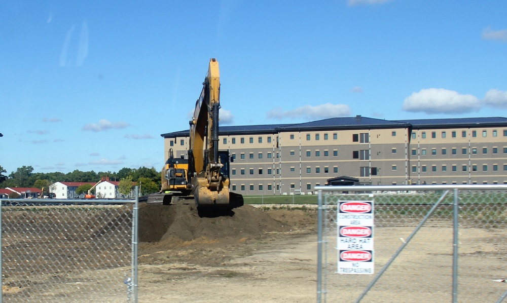 Infrastructure, excavation work underway for construction of third $28.08 million, four-story, 60,000-square-foot barracks at Fort McCoy