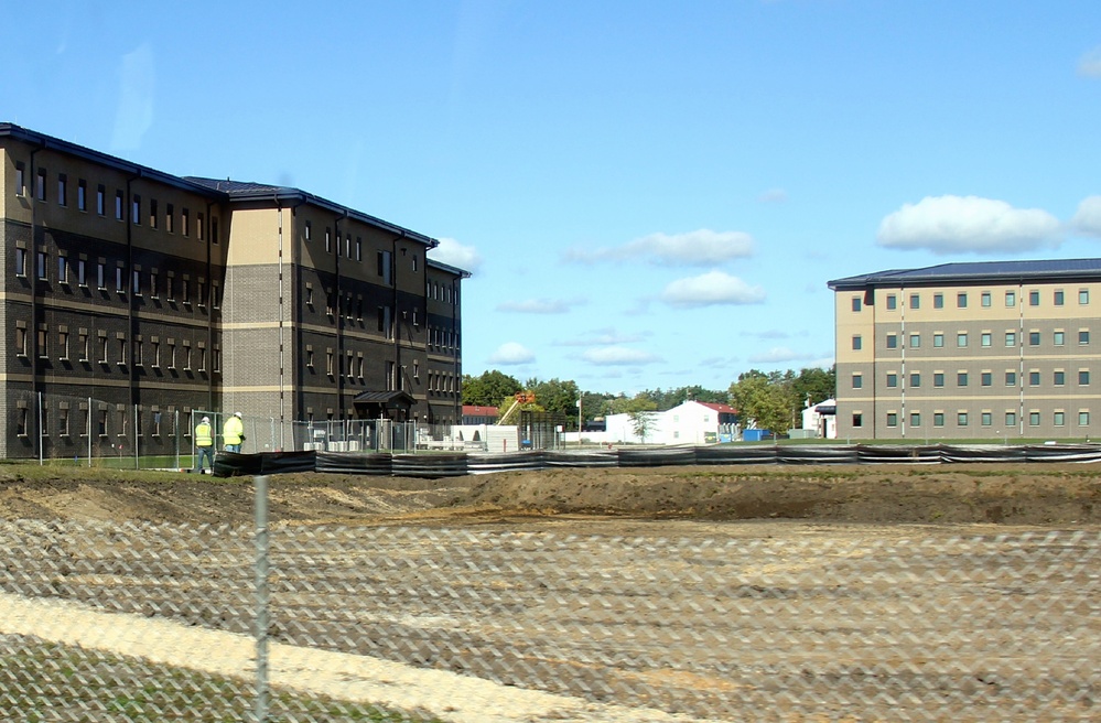 Infrastructure, excavation work underway for construction of third $28.08 million, four-story, 60,000-square-foot barracks at Fort McCoy