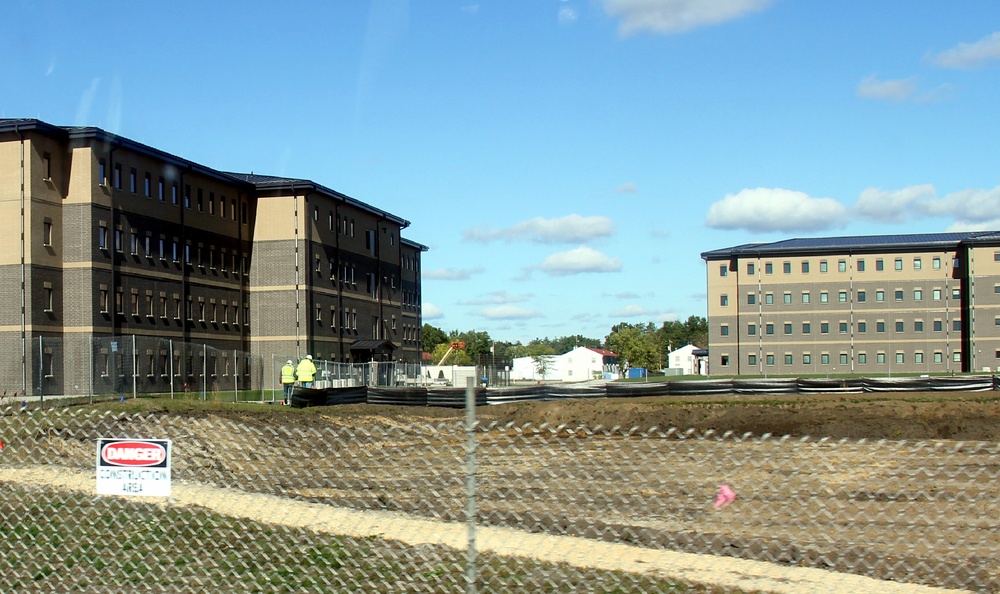 Infrastructure, excavation work underway for construction of third $28.08 million, four-story, 60,000-square-foot barracks at Fort McCoy