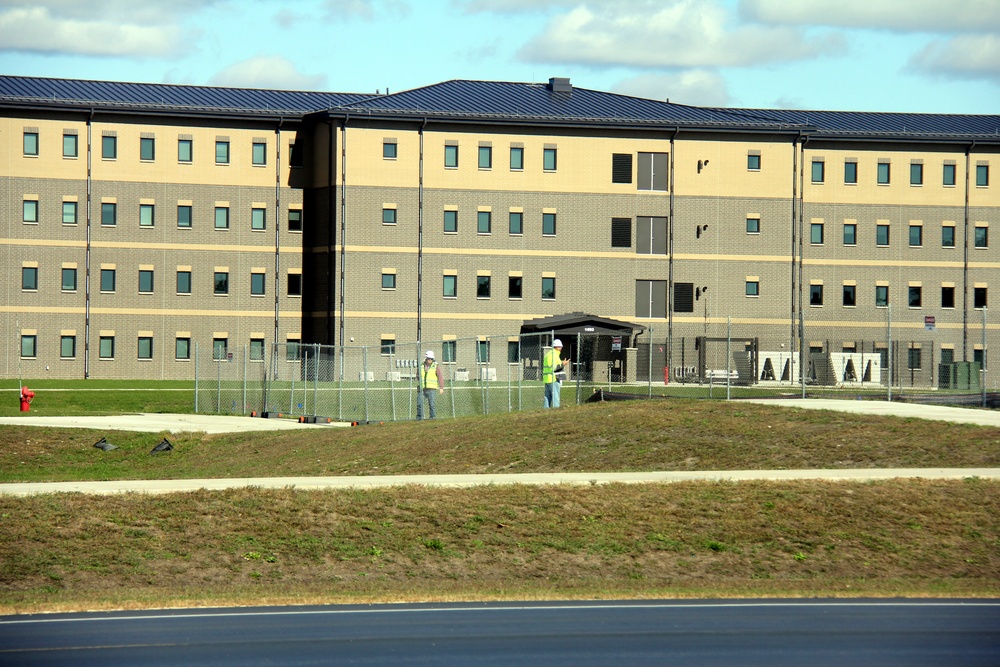 Infrastructure, excavation work underway for construction of third $28.08 million, four-story, 60,000-square-foot barracks at Fort McCoy