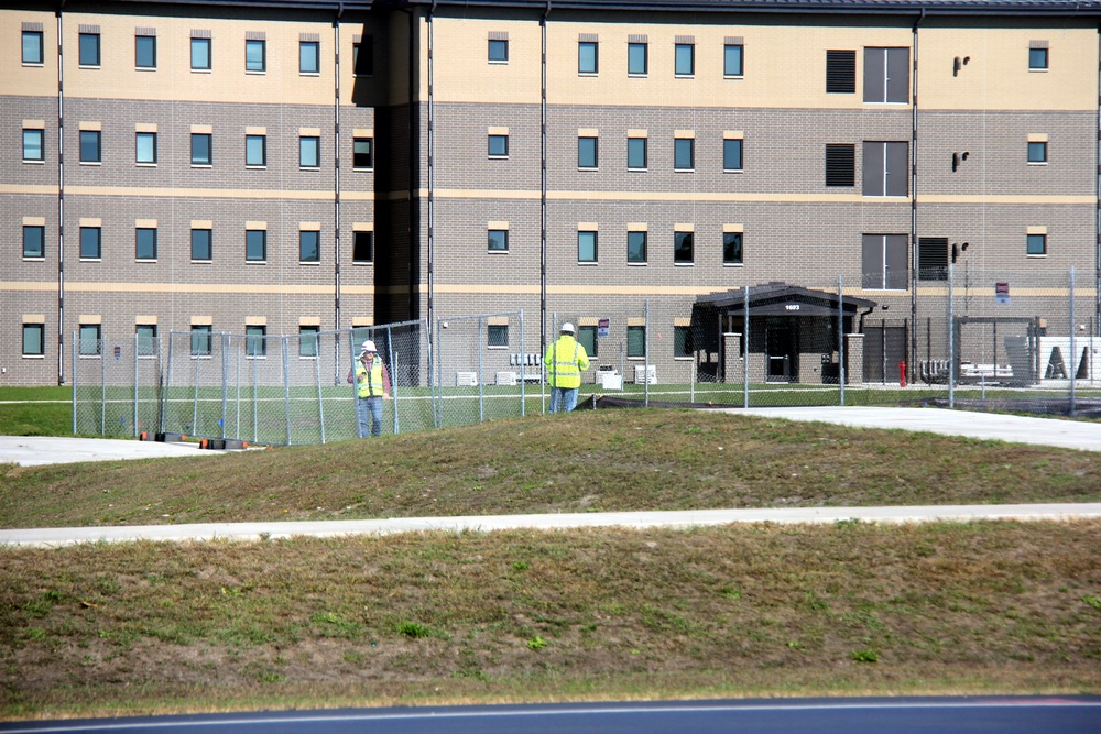 Infrastructure, excavation work underway for construction of third $28.08 million, four-story, 60,000-square-foot barracks at Fort McCoy