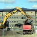 October 2023 barracks construction operations at Fort McCoy