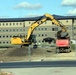 October 2023 barracks construction operations at Fort McCoy