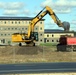 October 2023 barracks construction operations at Fort McCoy