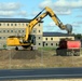 October 2023 barracks construction operations at Fort McCoy