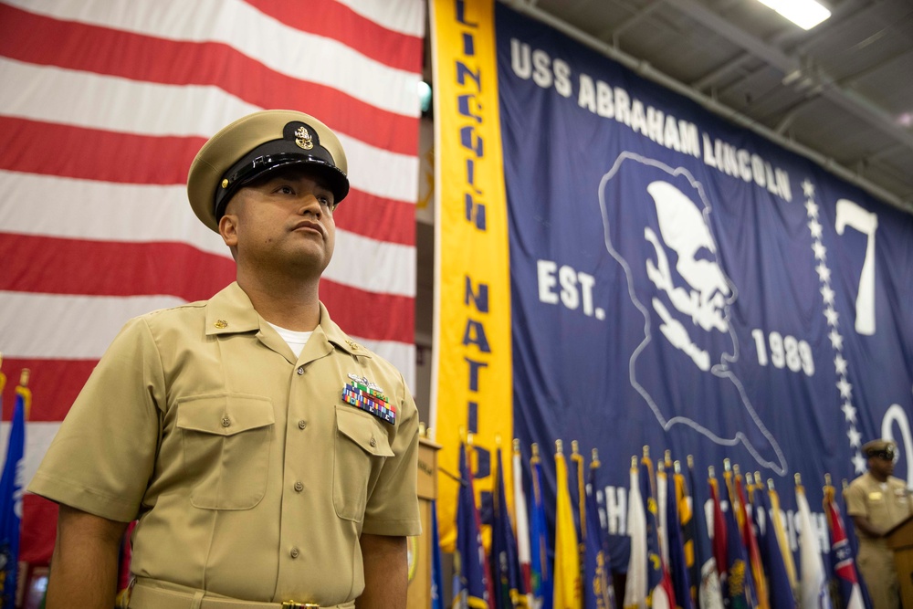 USS Abraham Lincoln hosts chief pinning ceremony