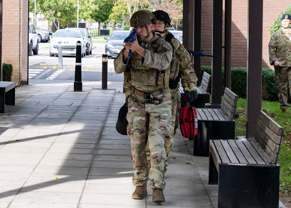 Run, Hide, Fight: 100 SFS, 100 CES active shooter exercise
