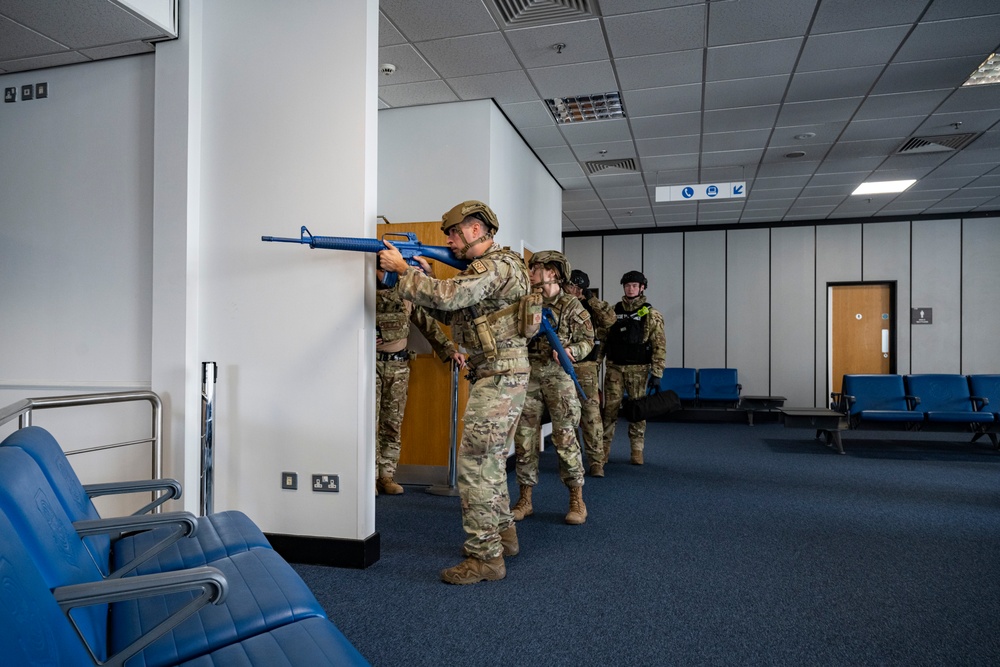 Run, Hide, Fight: 100 SFS, 100 CES active shooter exercise