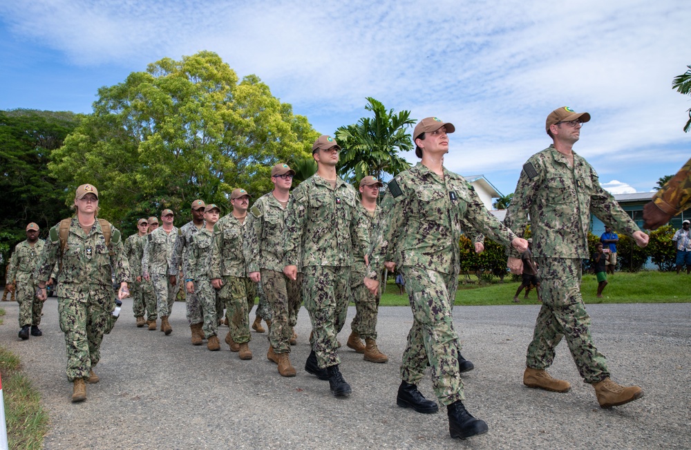 PACIFIC PARTNERSHIP 2023 PARADES INTO PAPUA NEW GUINEA