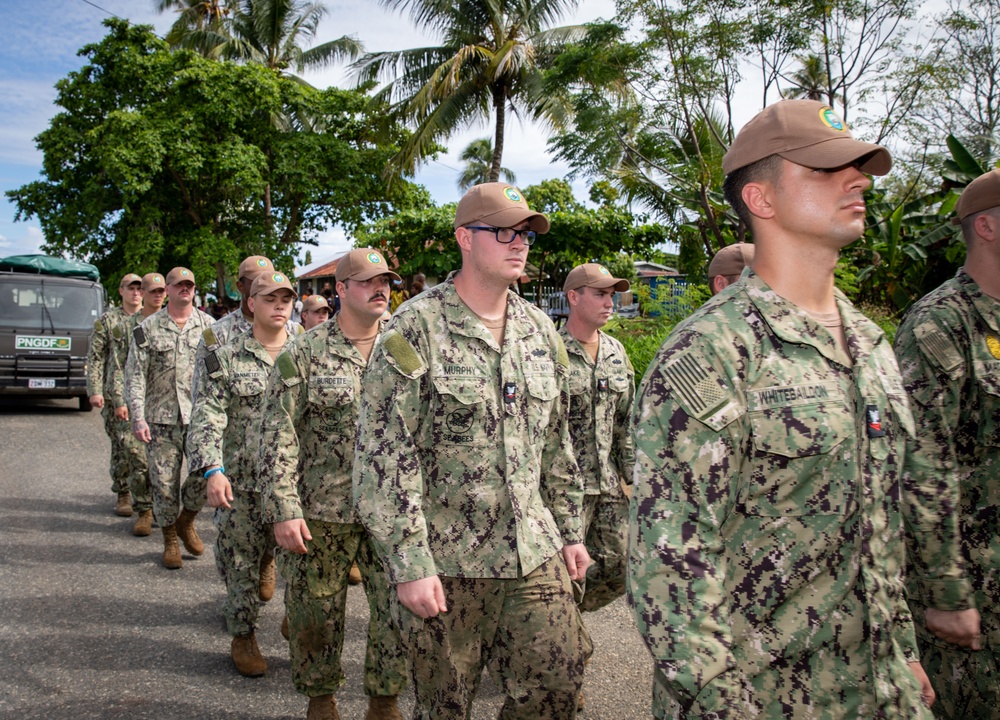 PACIFIC PARTNERSHIP 2023 PARADES INTO PAPUA NEW GUINEA