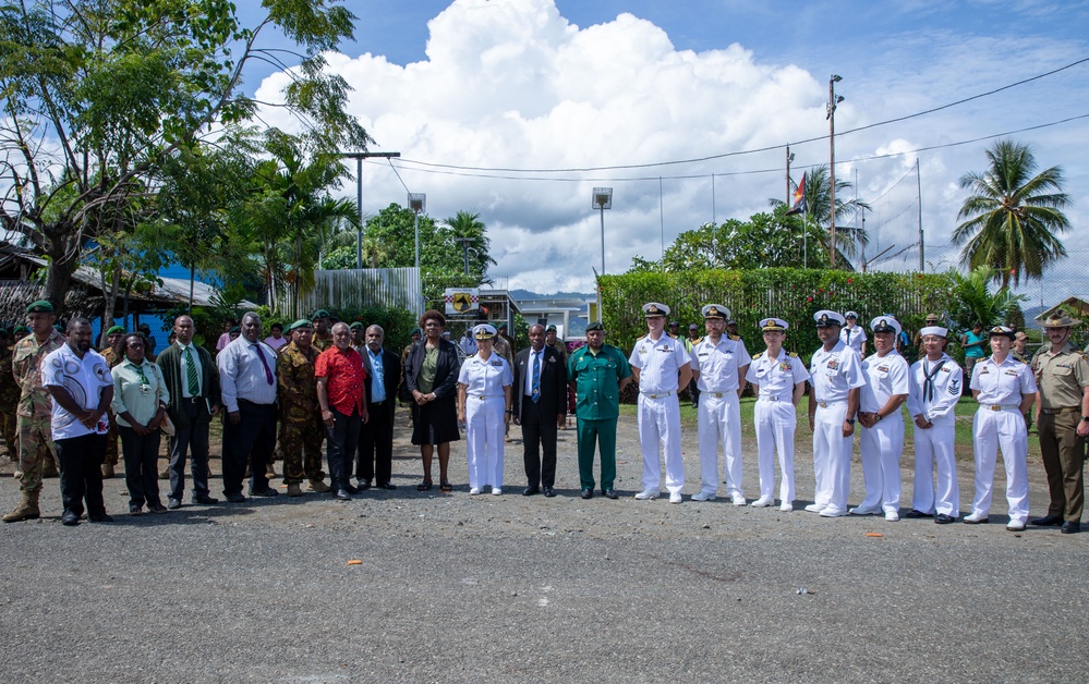 PACIFIC PARTNERSHIP 2023 PARADES INTO PAPUA NEW GUINEA