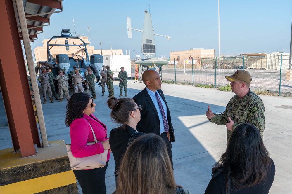 NAVCENT Hosts Congressional Delegations for Unmanned Systems Tour