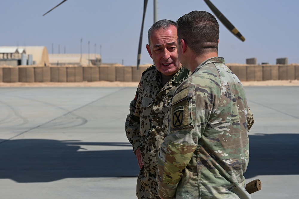 Bundeswehr Chief of Staff General Breuer Visits Al Asad