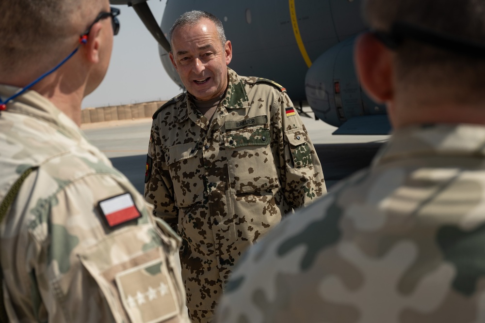 Bundeswehr Chief of Staff General Breuer Visits Al Asad