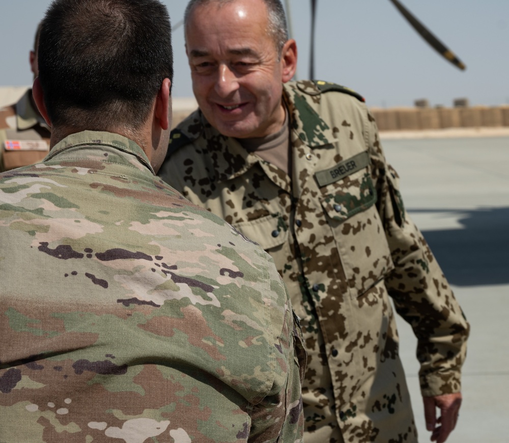 Bundeswehr Chief of Staff General Breuer Visits Al Asad