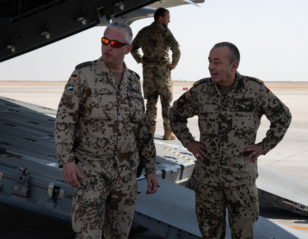 Bundeswehr Chief of Staff General Breuer Visits Al Asad