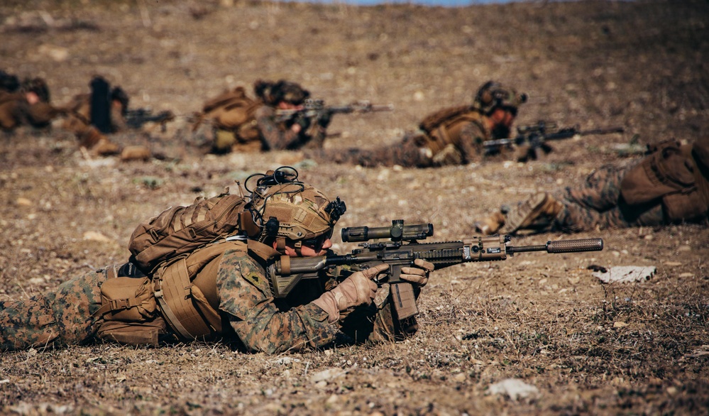 26th MEU(SOC) and Spanish Military Sharpen Infantry Tactics during Spanish Bilateral Exercise