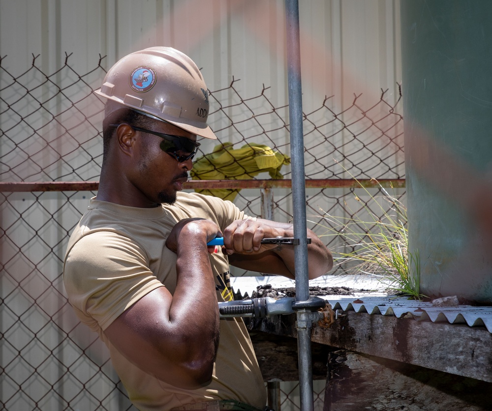 Pacific Partnership 2023 Seabees Break Ground at Mongniol Primary School