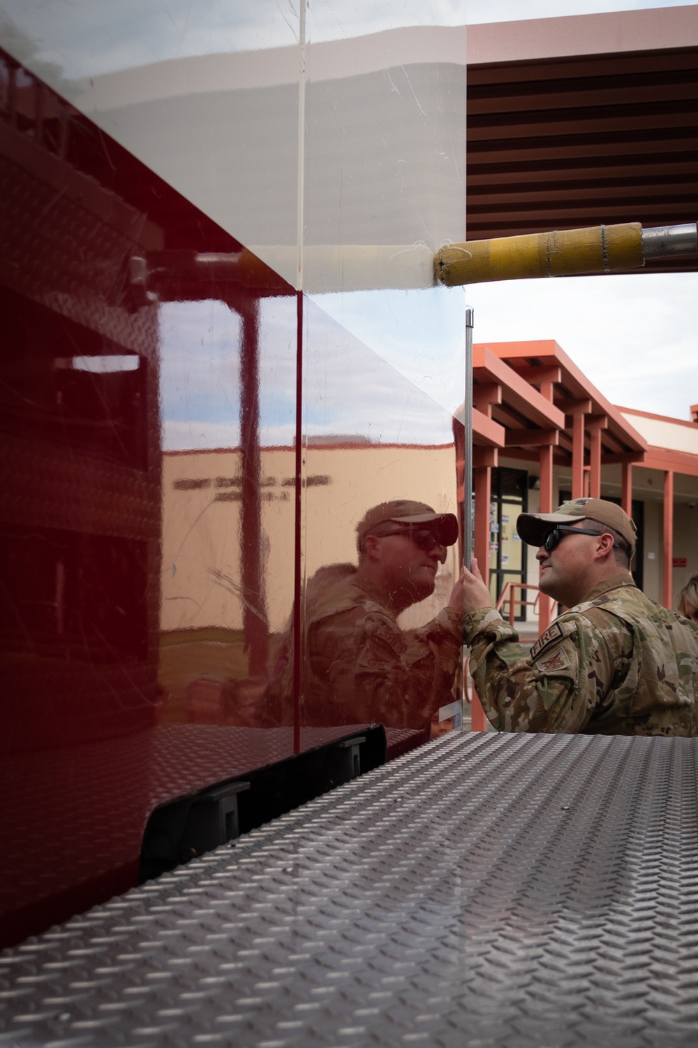 CES educates Tinker students during Fire Prevention Week