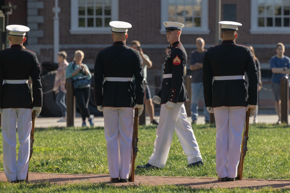 Silent Drill Platoon Performs in Philadelphia