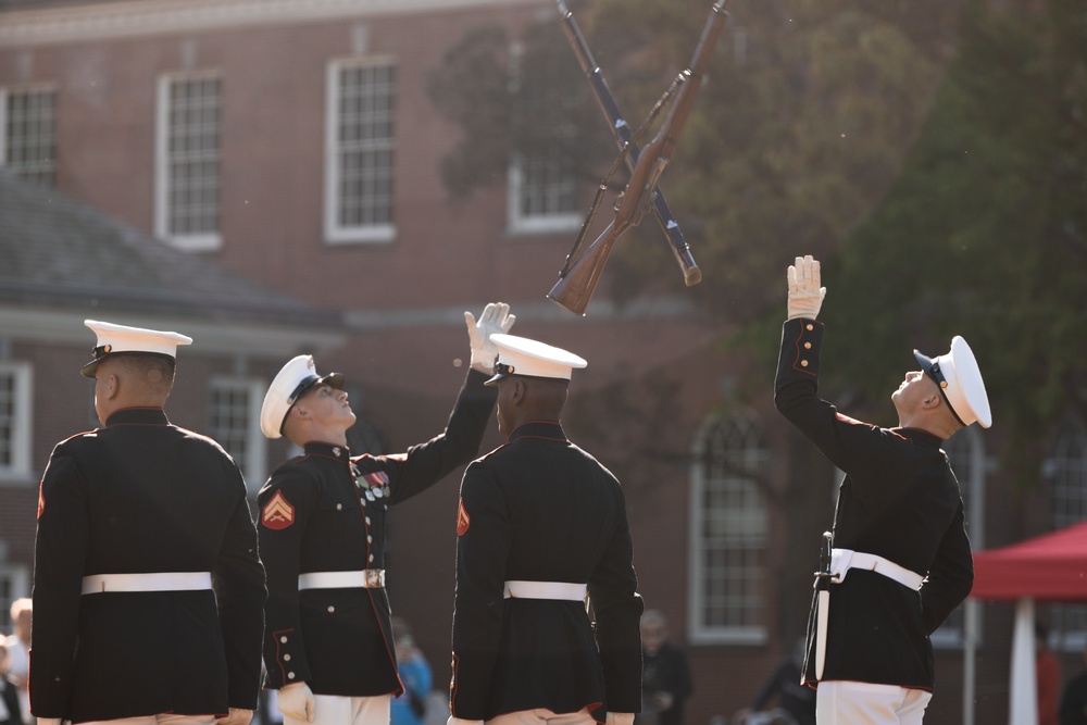 Silent Drill Platoon Performs in Philadelphia