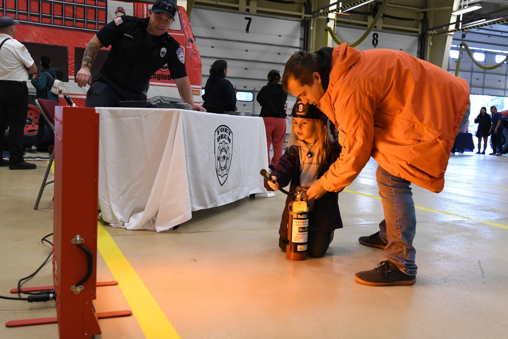 Fort Drum community members pack fire station for Firefighter for a Day event