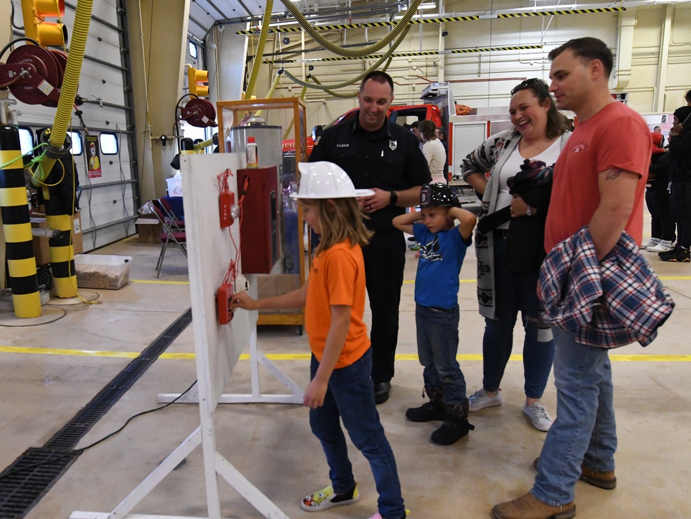 Fort Drum community members pack fire station for Firefighter for a Day event