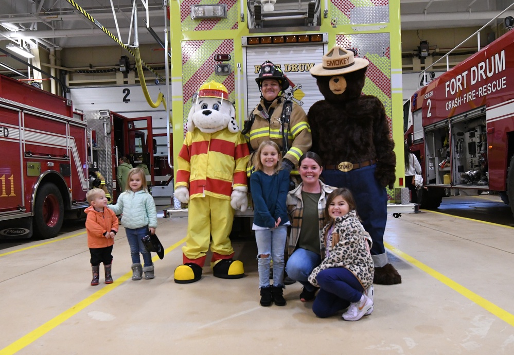 Fort Drum community members pack fire station for Firefighter for a Day event