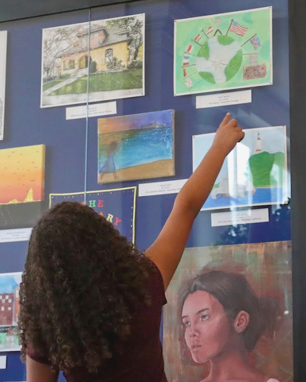 DoDEA students’ artwork on display at the White House