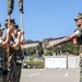 Leading from the front and upholding traditions, MCB Camp Pendleton color sergeant proudly carries the American Flag