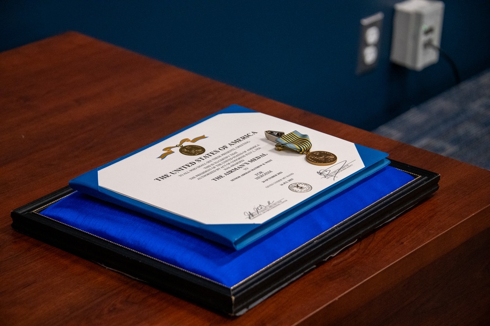 Local Defender awarded Airman's Medal for saving child's life