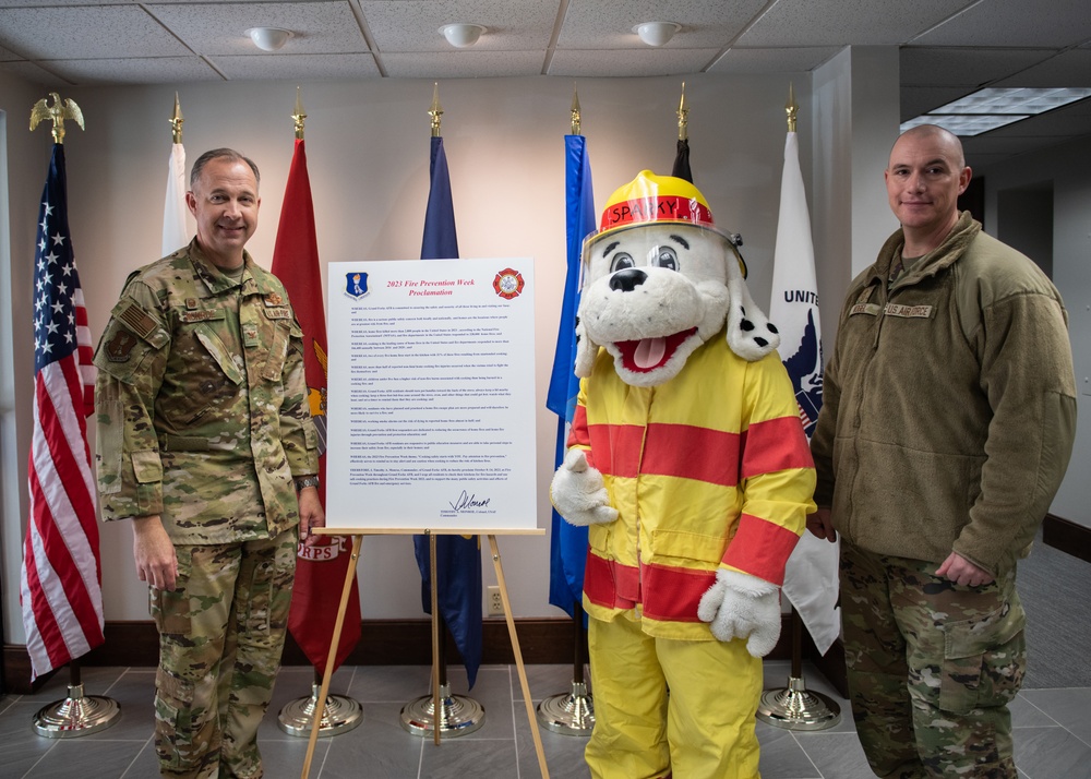 Grand Forks AFB observes Fire Prevention Week