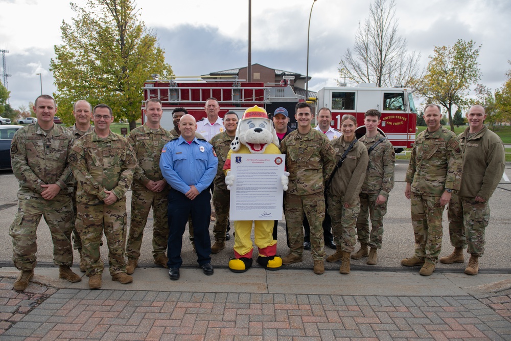 Grand Forks AFB observes Fire Prevention Week