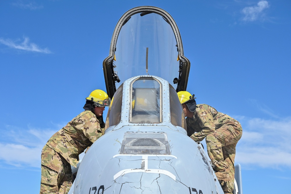 Firefighter A-10 Egress training