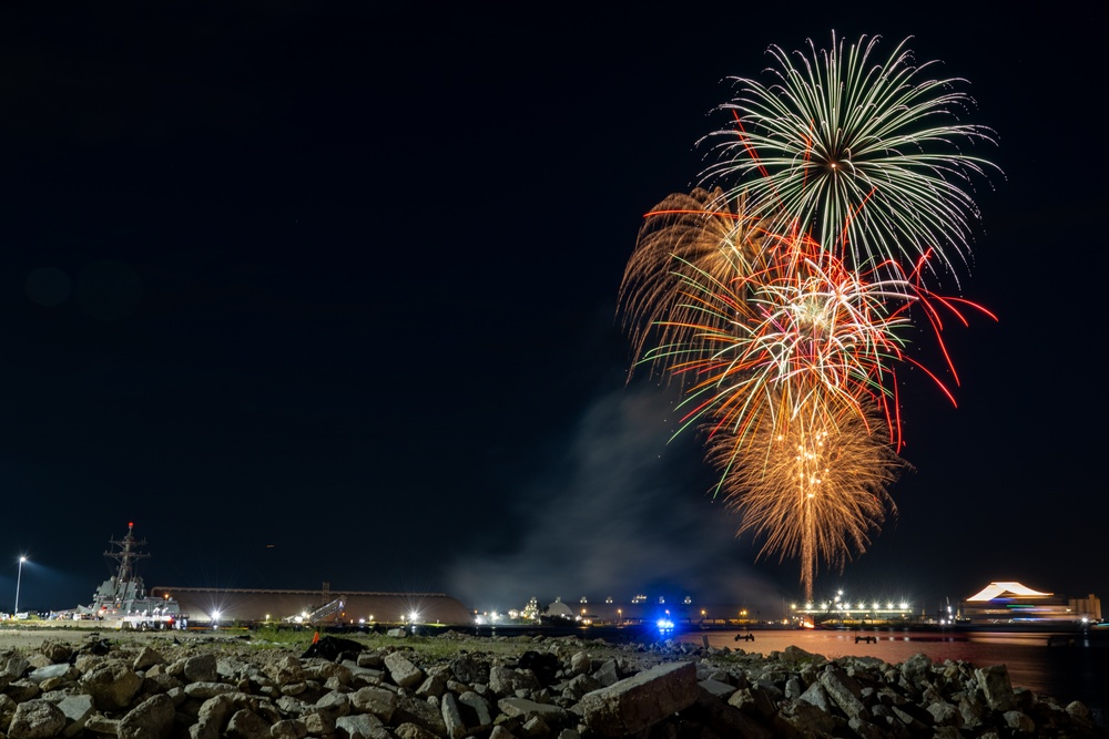 City of Tampa hosts firework celebration for USS Jack H. Lucas commissioning